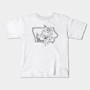 Iowa Mermaid Kids T-Shirt